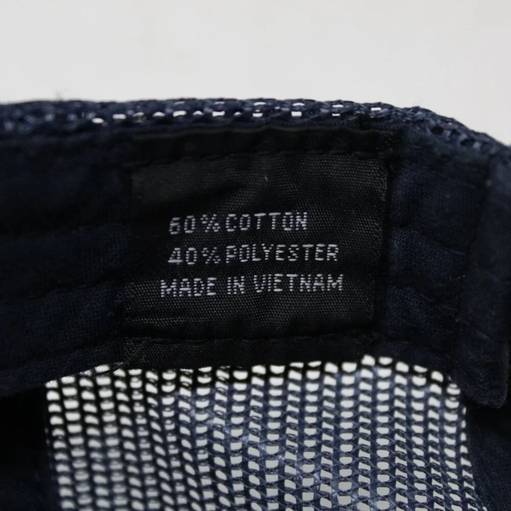 Travis Mathew Trucker Hat Mens Snapback‎ Blue w/White Specks Mesh Back Golf Cap